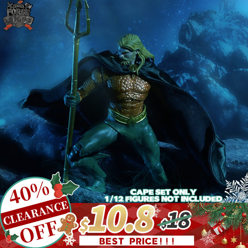 【READY FOR SHIP】【Clearance Sale】Custom cape for mcfarlane DC  Aquaman JL:Endless Winter