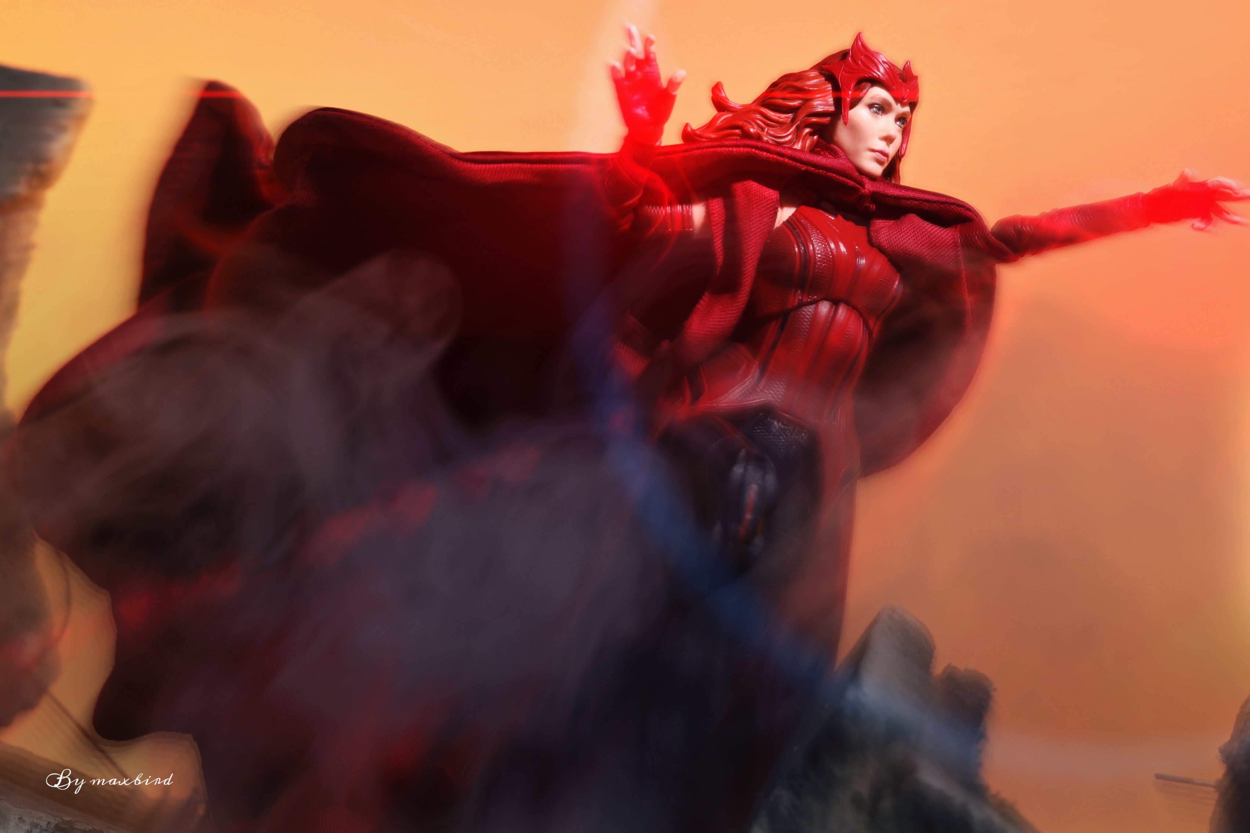 Custom Cape for marvel legends Scarlet Witch