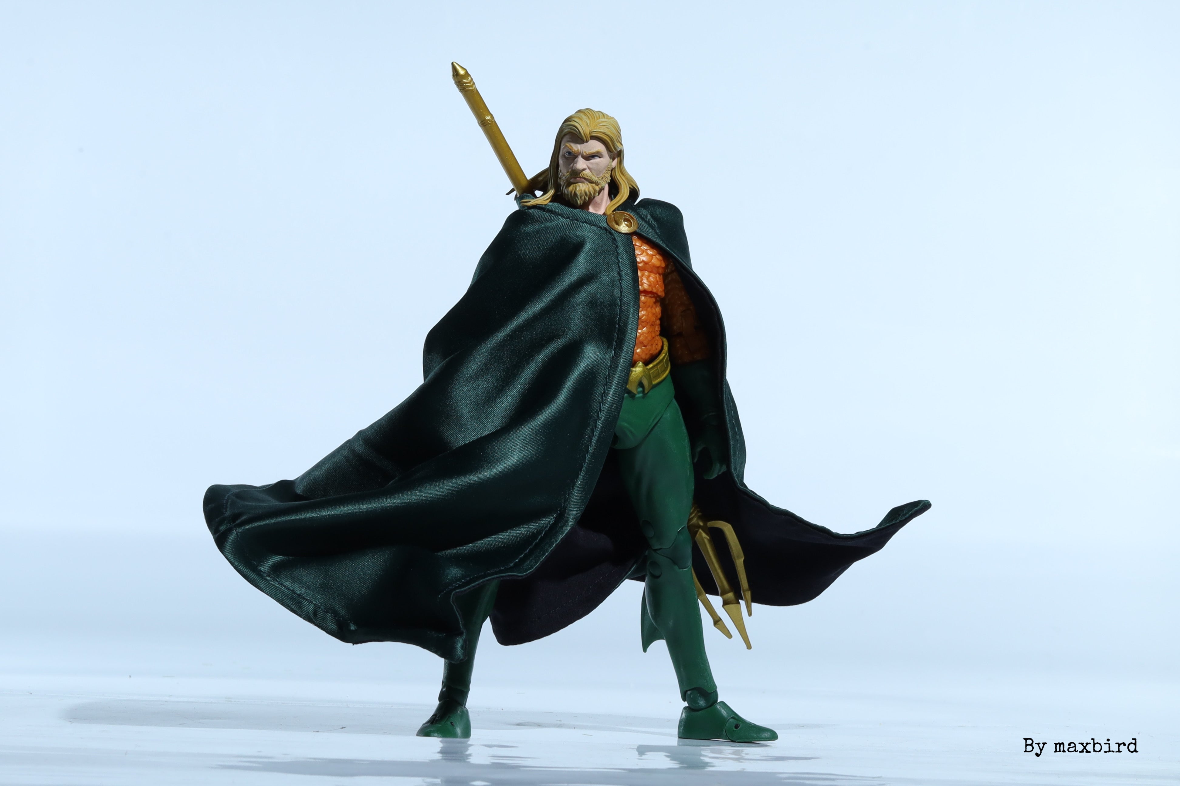 【READY FOR SHIP】【Clearance Sale】Custom cape for mcfarlane DC  Aquaman JL:Endless Winter