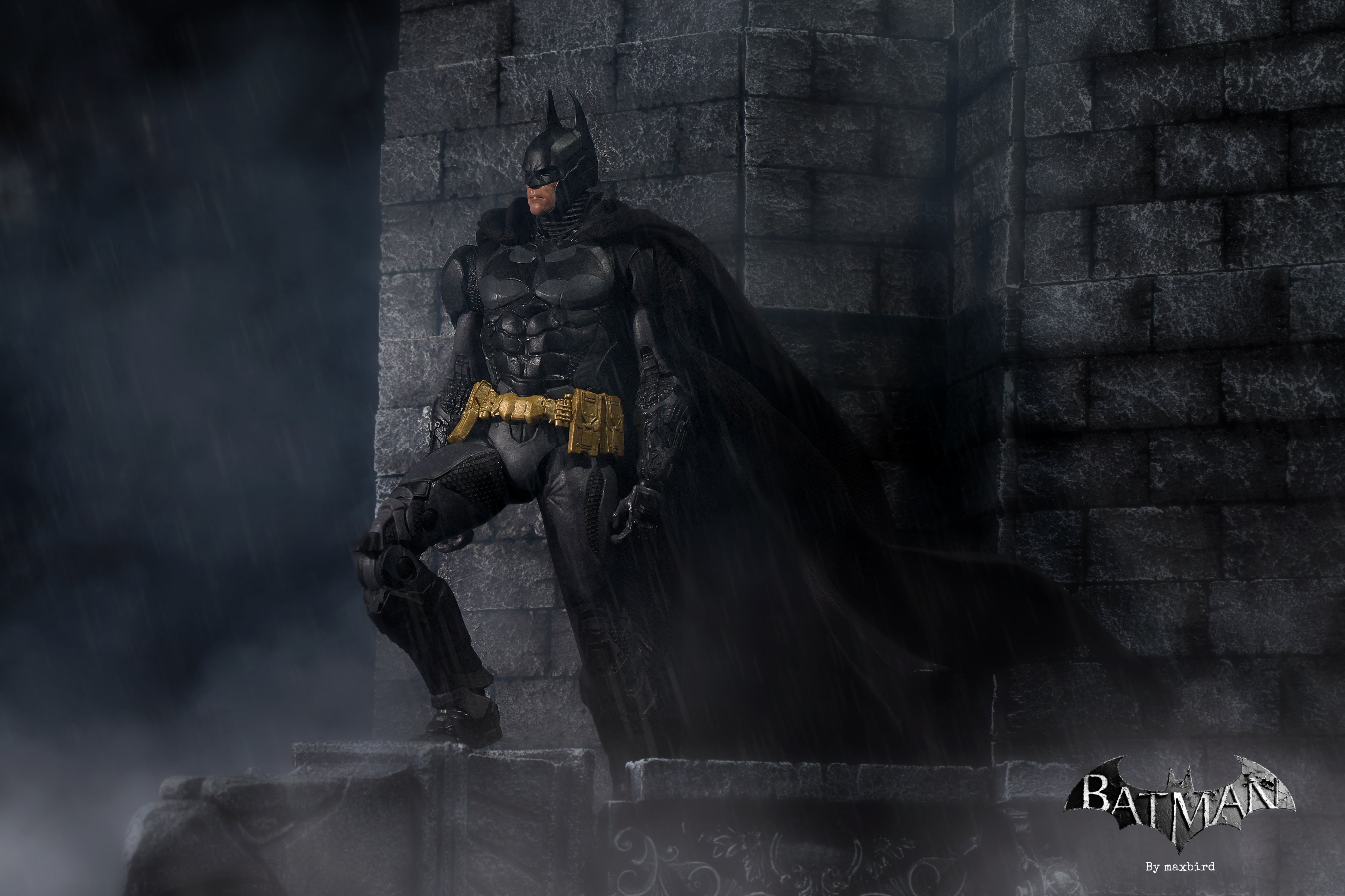 Custom cape for Mcfarlane Arkham Knight Batman