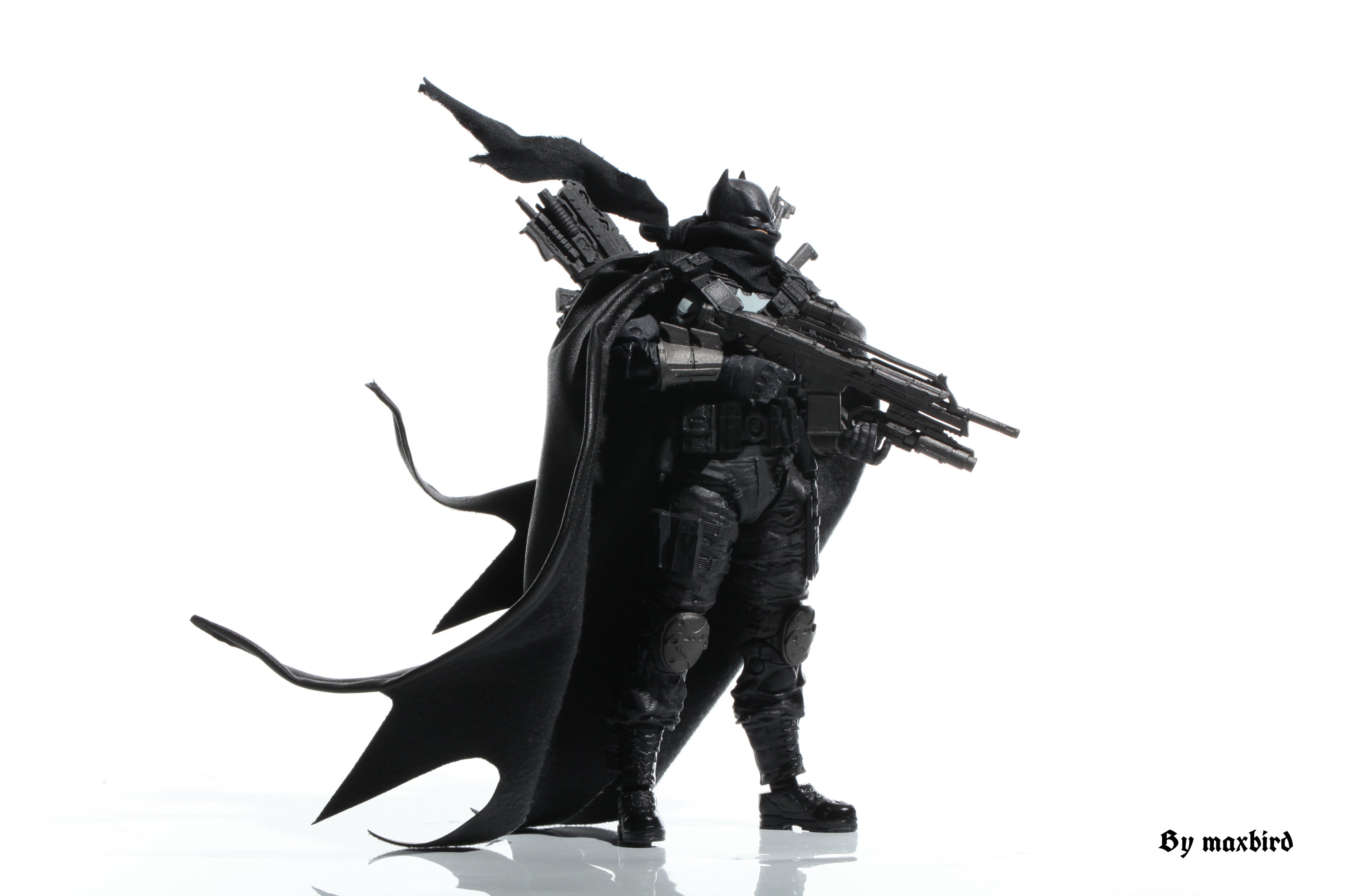 Custom Mcfarlane Batman “The Grim Knight" cape set