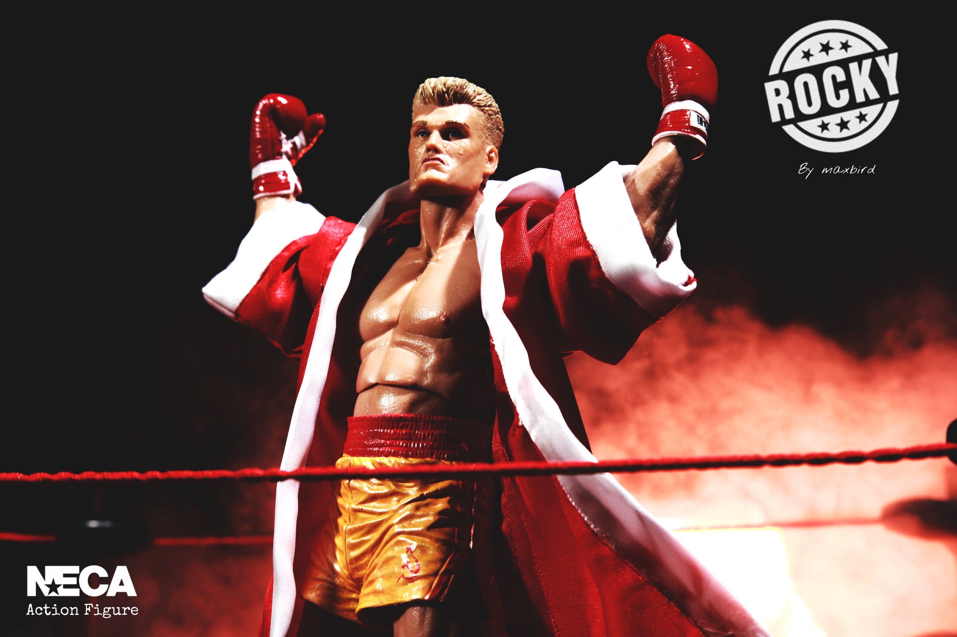 Custom Boxing Robe for 6-7inch boxing，Wrestling action figures